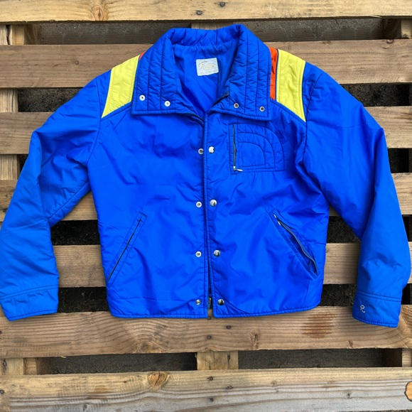 Robbe ski-wear Jackets & Blazers - Vintage women’s bomber jacket in retro color scheme.